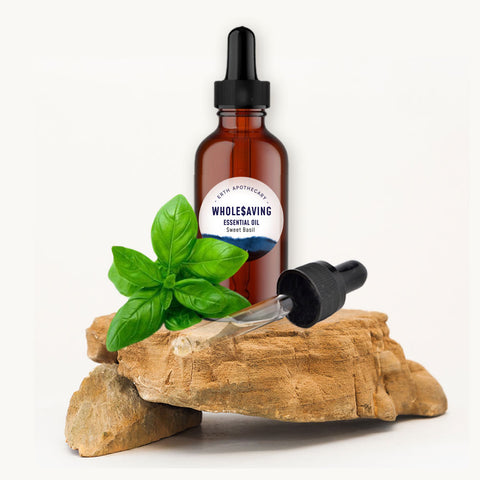 Basil (Sweet) Oil 50mL + Free Dropper