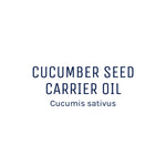 Cucumber Seed (Carrier) Oil 50ml + Free Dropper