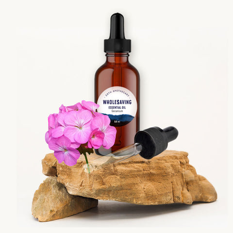 Geranium Essential Oil 50ml + Free Dropper