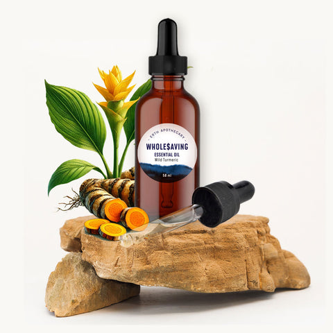 Curcuma Aromatica (Wild Turmeric) Oil 50mL + Free Dropper